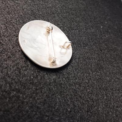 STERLING SILVER BROOCH OR PENDANT 12.71g
