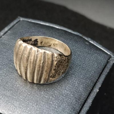 STERLING SILVER RING 7.53g SIZE 8 1/4
