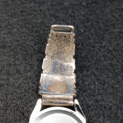 TURQUOISE AND CORAL WATCH BAND SET IN STERLING SILVER