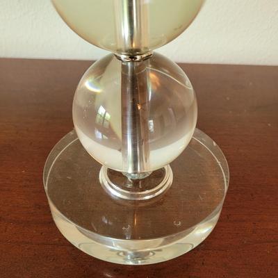 Two Stacked Crystal Ball Lamps (PB-EL)