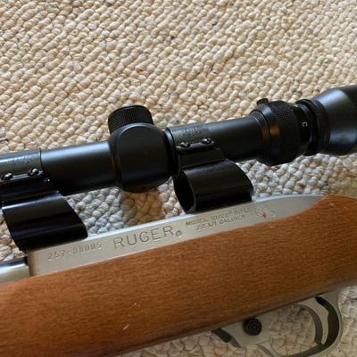 Ruger 10/22 with Tasco Scope & Manual