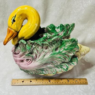 Italian Majolica Vegetable Tureen