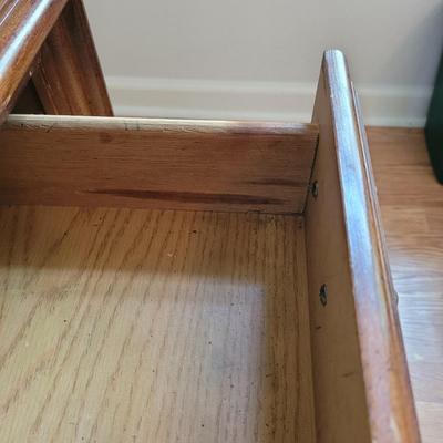 Two Drawer Wooden Night Stand (PB-EL)