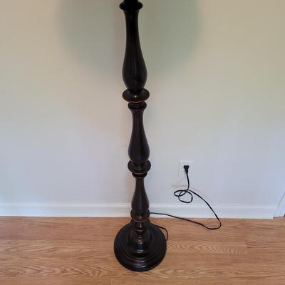Turned Wood Floor Lamp (B2-EL)