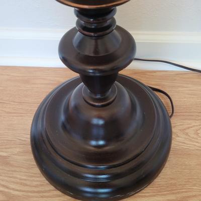 Turned Wood Floor Lamp (B2-EL)