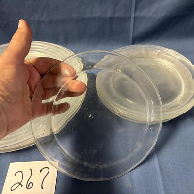 Vintage Depression Glass Plates