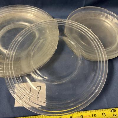 Vintage Depression Glass Plates