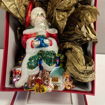 Waterford Santa ornament