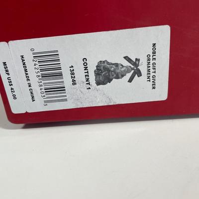 Waterford Santa ornament