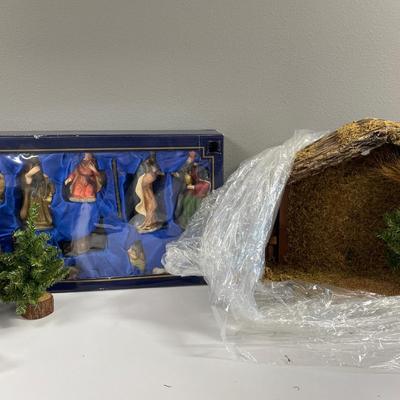 Porcelain Nativity scene
