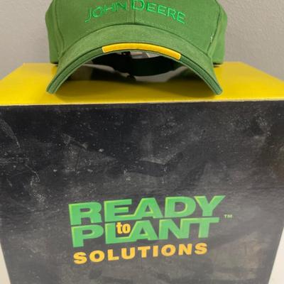 John Deere hat in box