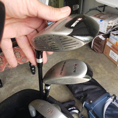 Ram Bag W/Memorial Series Clubs, Affinity Bag/RZR Burn Series Clubs (G-KD)