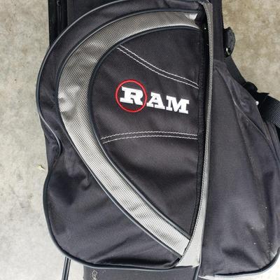 Ram Bag W/Memorial Series Clubs, Affinity Bag/RZR Burn Series Clubs (G-KD)