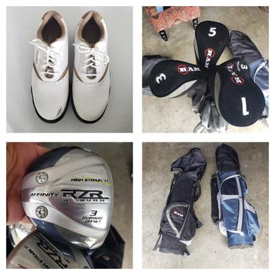 Ram Bag W/Memorial Series Clubs, Affinity Bag/RZR Burn Series Clubs (G-KD)