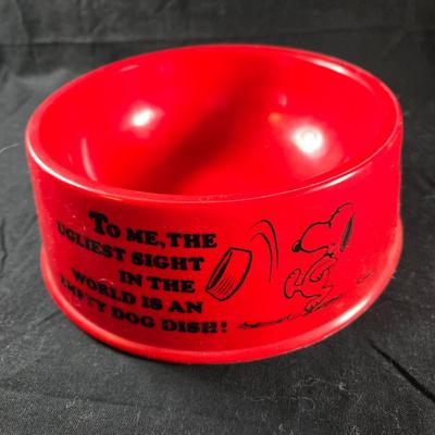 1970's Snoopy Collector Dog Bowl