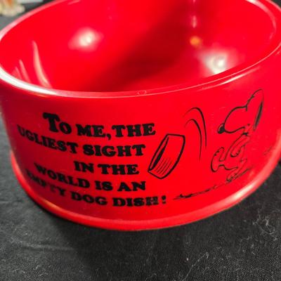 1970's Snoopy Collector Dog Bowl