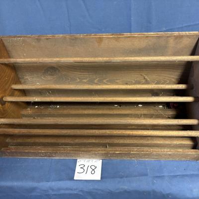 Wooden Storage Rack