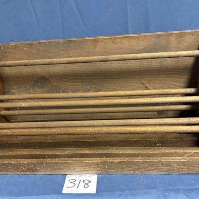 Wooden Storage Rack