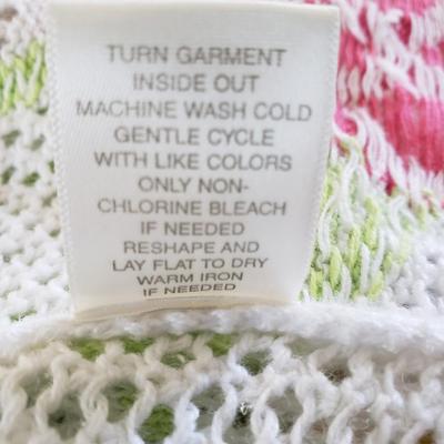 Christopher & Banks Open Weave Button Front Cardigan