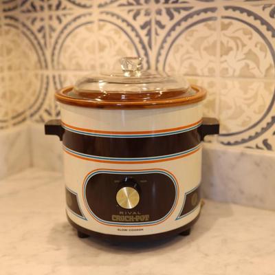 Vintage Rival Crock Pot Slow Cooker Stoneware