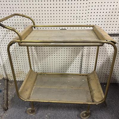 Vintage MCM Serving Cart