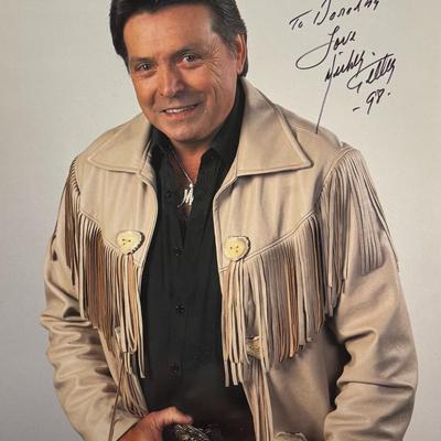 Autographed Mickey Gilley Photograph, 1998