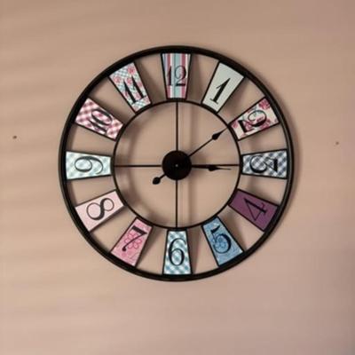 Large Colorful Clock