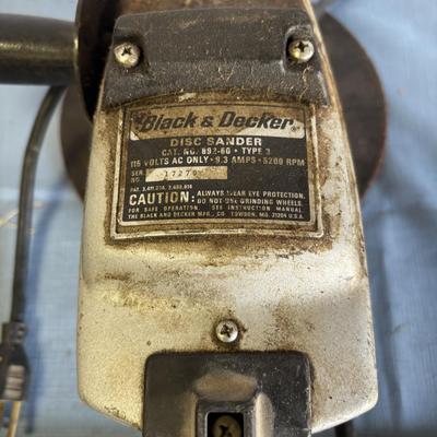 Black & Decker Disk Sander