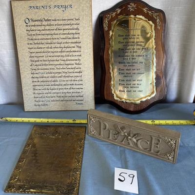 Prayers and 10 Commandments