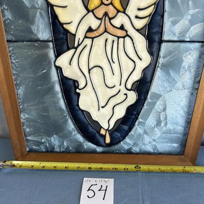 Beautiful Stain Glass Angel