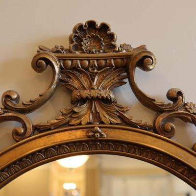 Gold Gilt Long Wall Mirror
