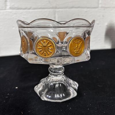 Fostoria liberty coin glass