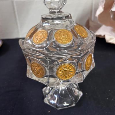 Fostoria liberty coin glass