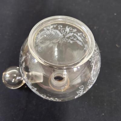 Small glass decanter