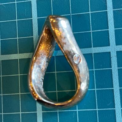 Signed Swarovski vintage rhinestone pendant