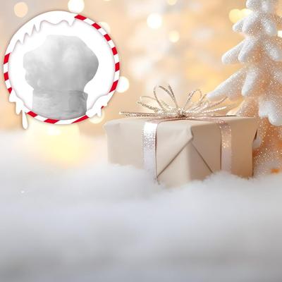 6oz/170g Christmas Artificial Fluffy Snow Fiber Soft Fake Fluffy Snow - Christmas Village Displays Winter Mantle Village Farmhouse...