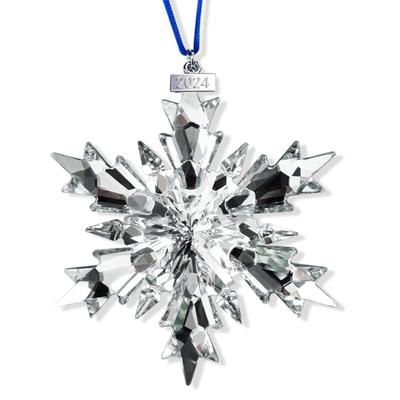 Annual Edition Snowflake Crystal Christmas Tree Ornament Sun Catcher Home Hanging Decor