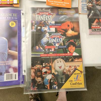1994 1995 1996 1997 Baseball All Star Fanfest memorabilia