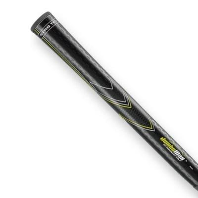 JumboMax Str8 Tech Golf Grip w/Comfort Wrap in Black w/Green Stripe, Size X-Small