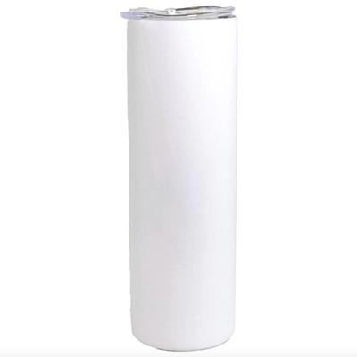 Hogg Outfitters 30oz White Straight White Tumbler with Clear Lid