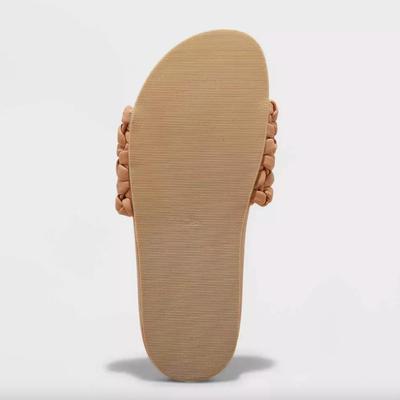 New With Tags Universal Thread Target Renae Slide Sandals in Tan