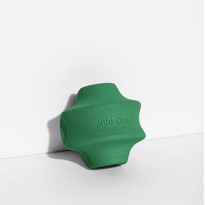 Wild One Twist Toss Dog Toy 100% Natural Rubber, Fun to Chew, Durable for Average Chewers, Fetch Toy, Treat Dispensing Spruce Green