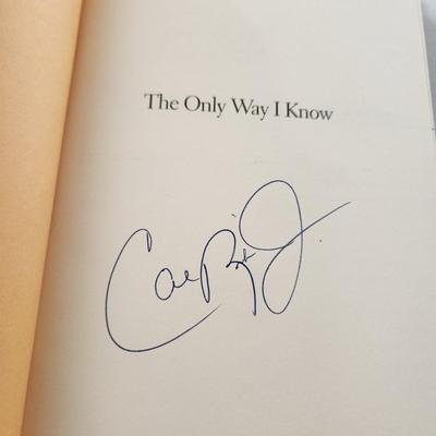HC Book The Only Way I Know Autographed by Cal Ripken Jr.