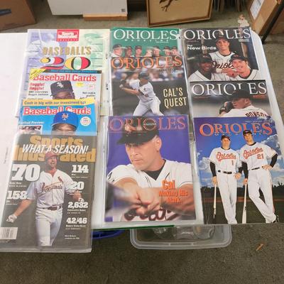 lot of Orioles Baseball Magazines memorabilia Baseball Cards Sports Illustrated Magazines