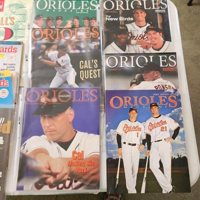 lot of Orioles Baseball Magazines memorabilia Baseball Cards Sports Illustrated Magazines