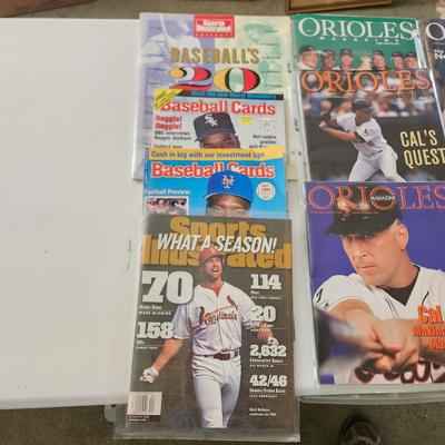 lot of Orioles Baseball Magazines memorabilia Baseball Cards Sports Illustrated Magazines