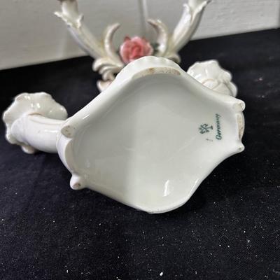 Antique Karl Ens porcelain candelabra (2)