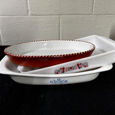 Casserole dishes (3)