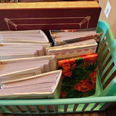 Baskett of picture albums