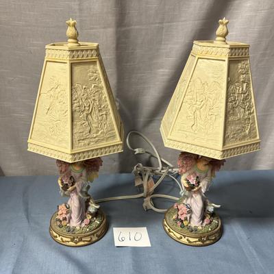 Angel Lamp Set.
